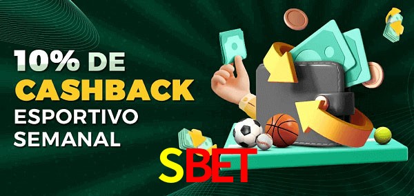 10% de bônus de cashback na Sbet